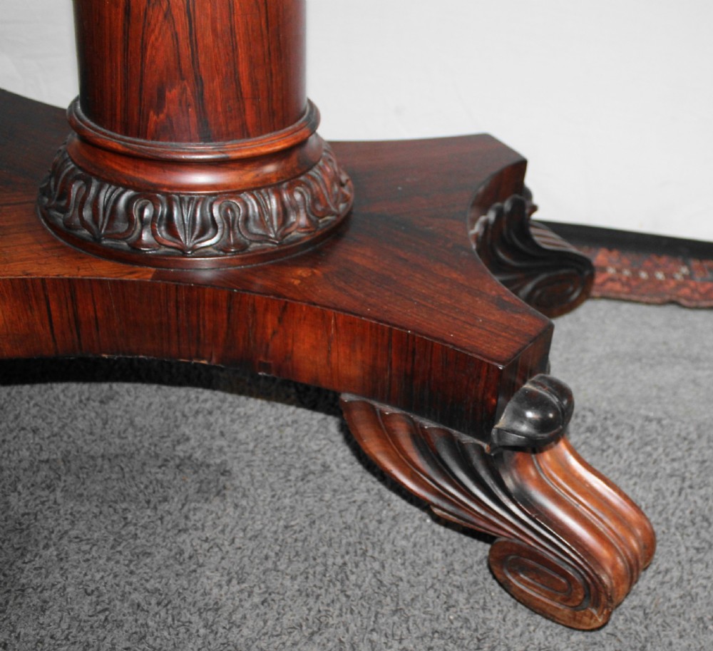 Excellent quality Regency rosewood card table View VII