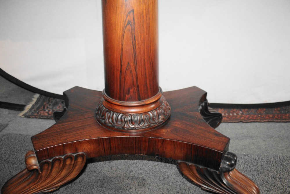 Excellent quality Regency rosewood card table View VIII