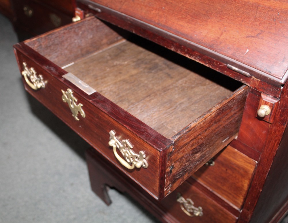 19th century small mahogany bureau View IV