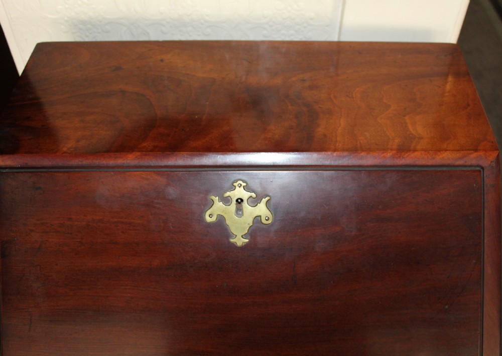 19th century small mahogany bureau View VII
