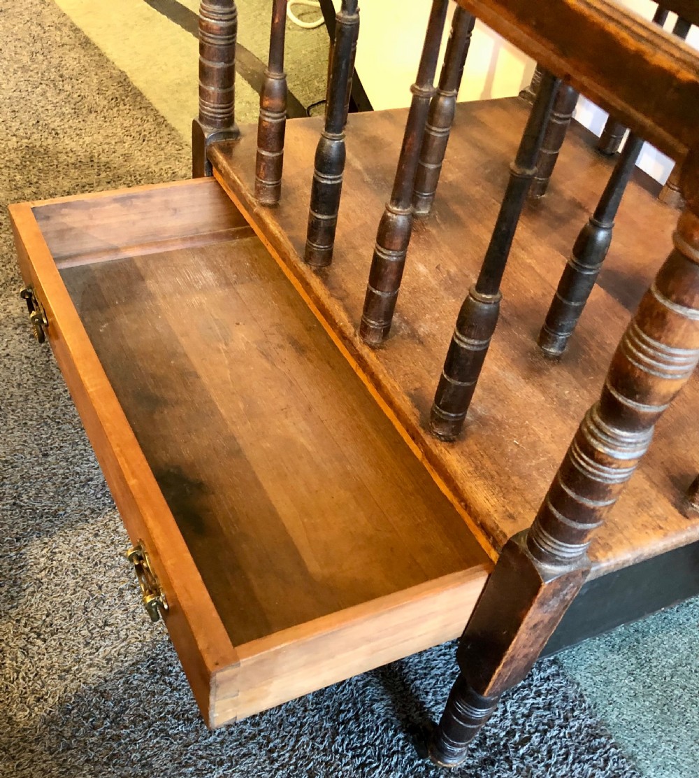 Victorian walnut Canterbury  View VI