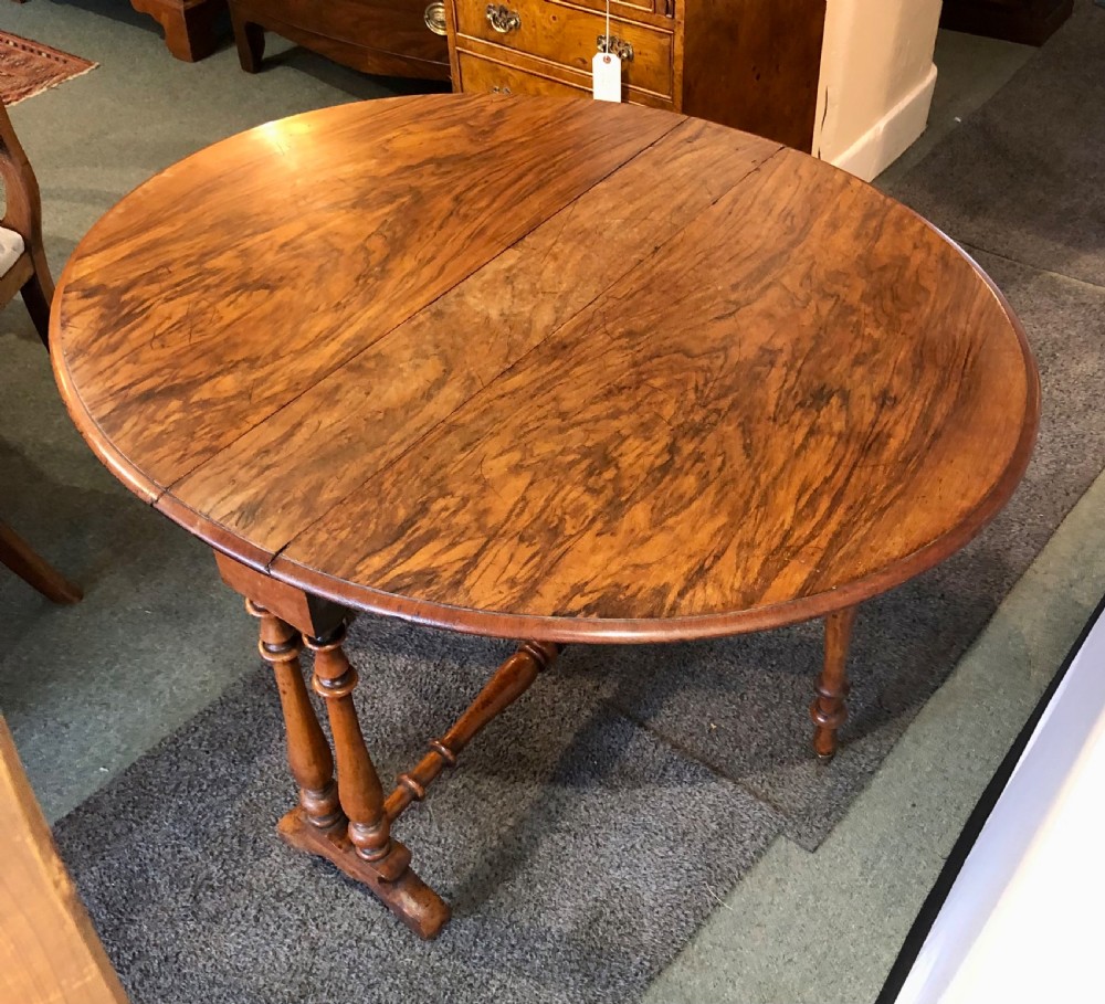 Victorian Figured Walnut Sutherland Table 