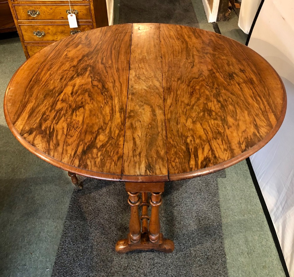 Victorian Figured Walnut Sutherland Table  View III