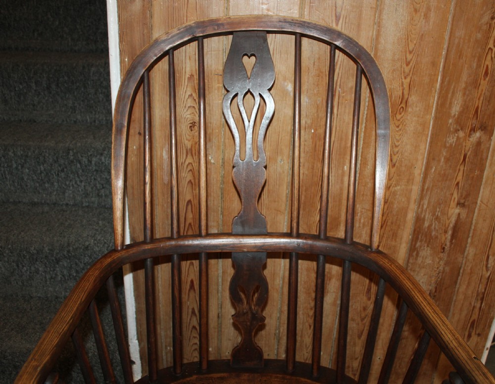 19th century elm & ash Windsor armchair View III