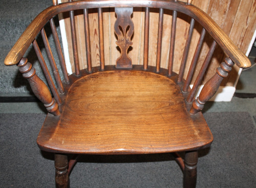 19th century elm & ash Windsor armchair View IV