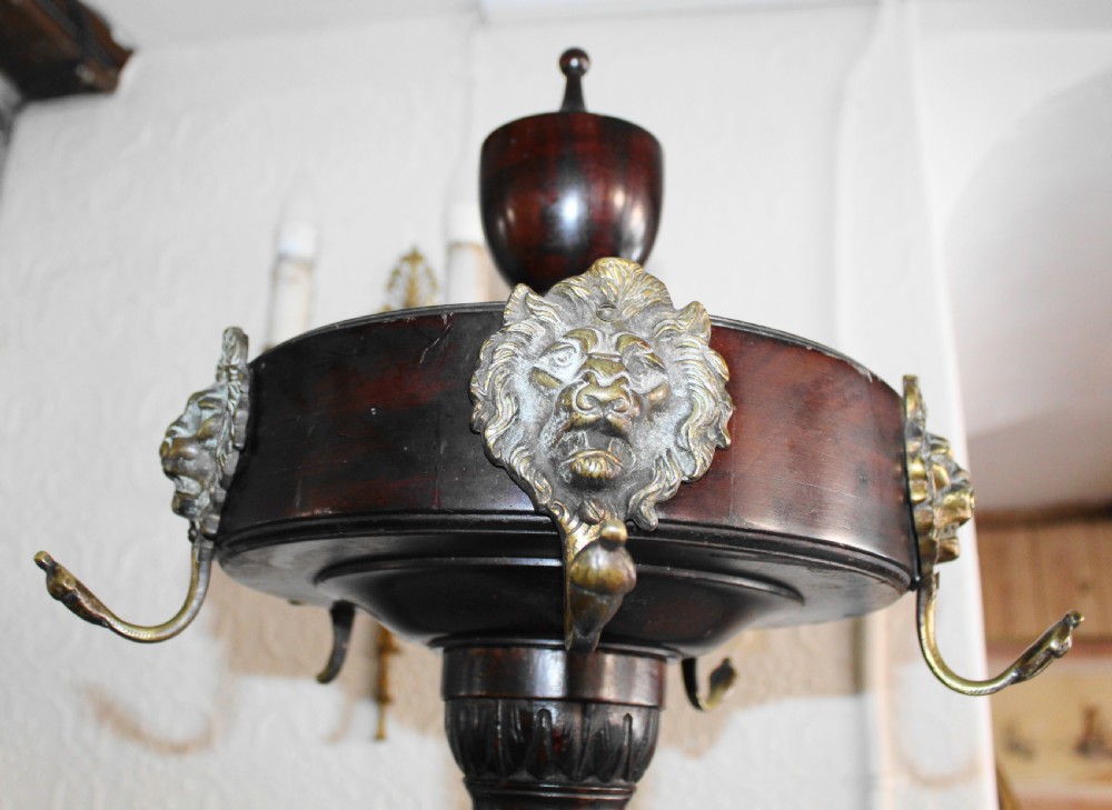 19th century mahogany hall stand View V