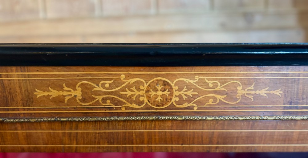 Victorian walnut glazed bookcase View III