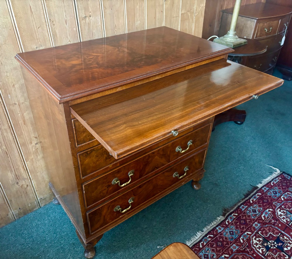 Small burr walnut chest of drawers View IV
