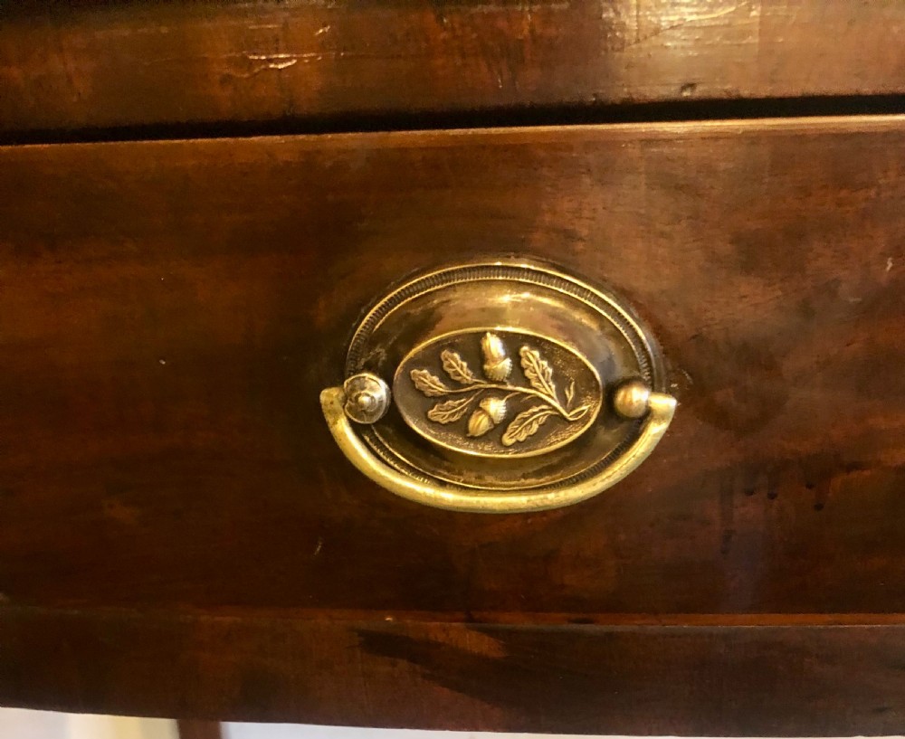 George III mahogany bowfront side table  View VIII