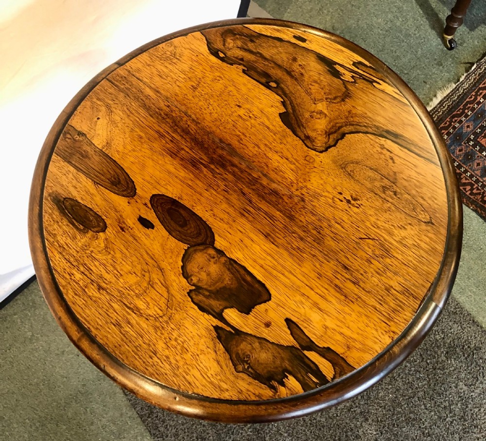 19th century rosewood tripod table  View V