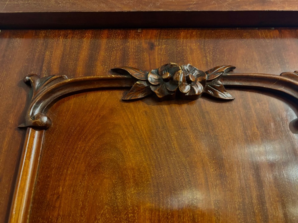 Victorian mahogany tall and narrow hall cupboard View VI