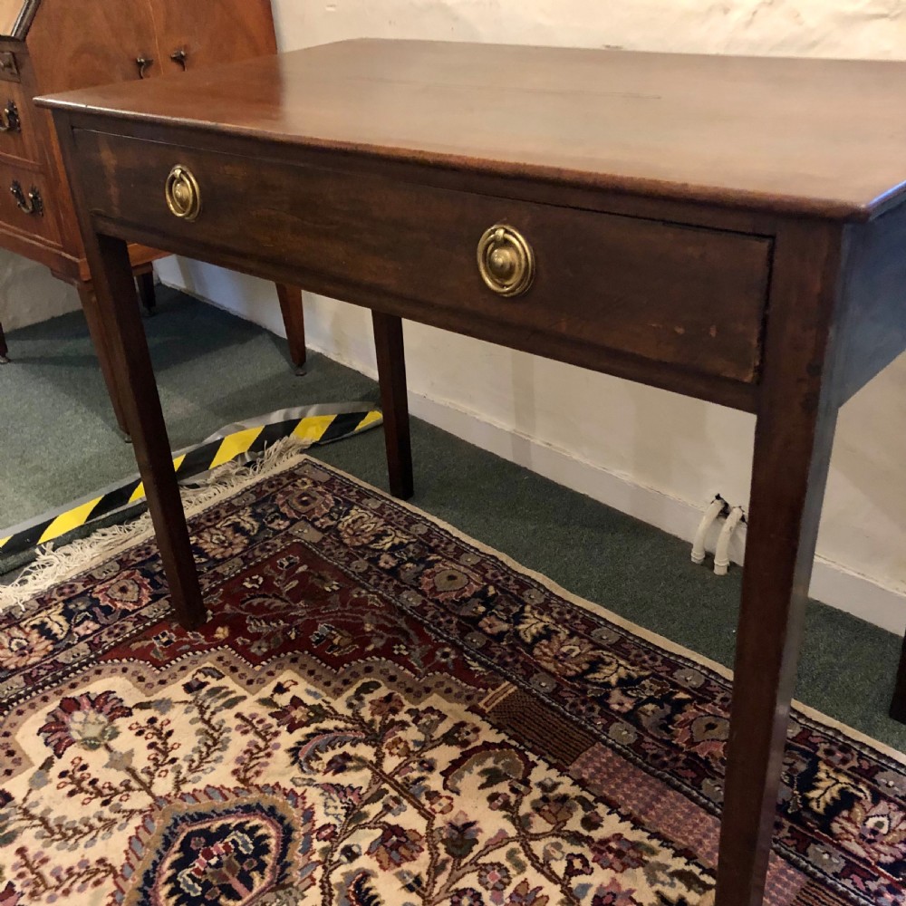 Early 19th century mahogany side table  View V