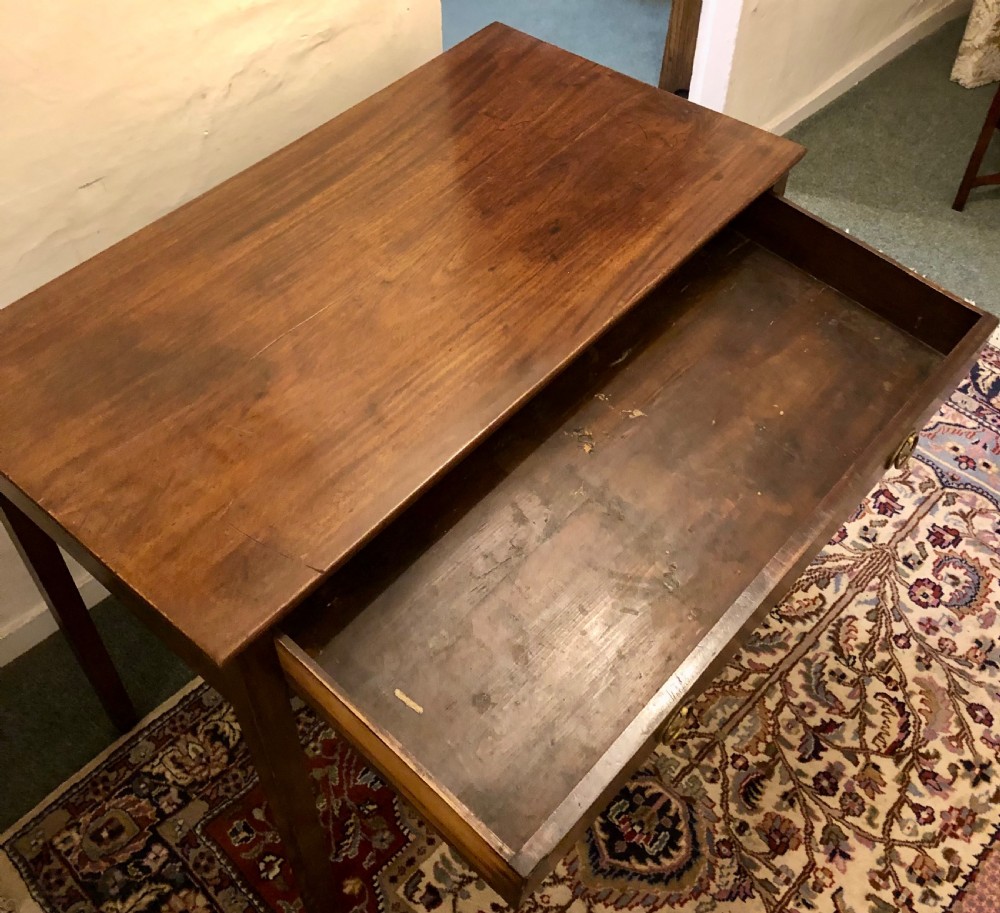 Early 19th century mahogany side table  View XI