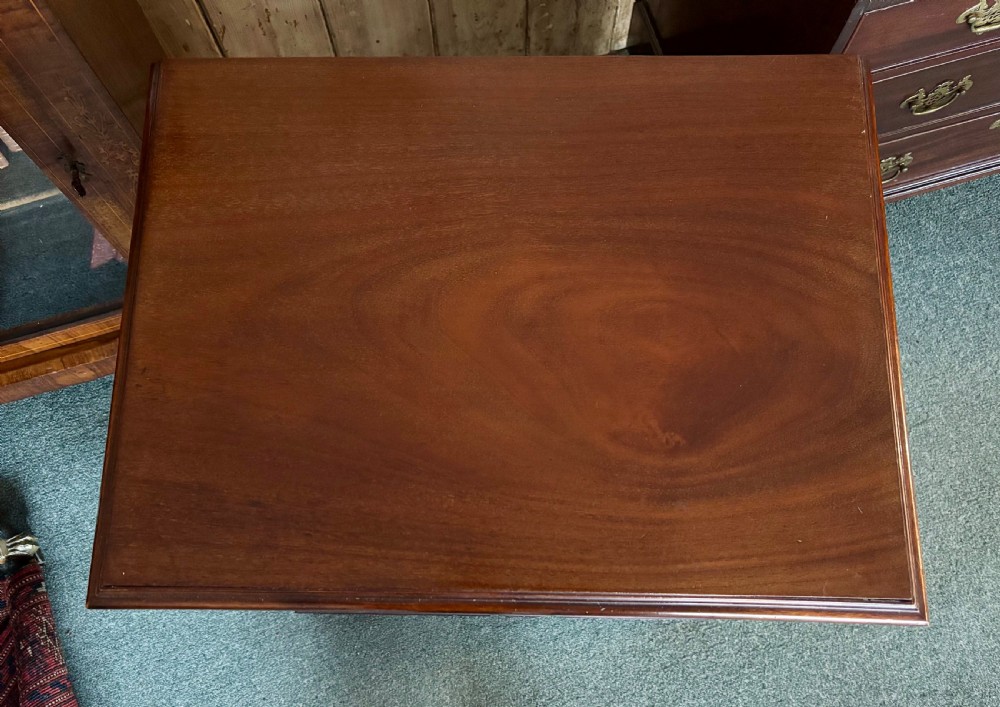 Small George 111 design mahogany chest of drawers.   View V