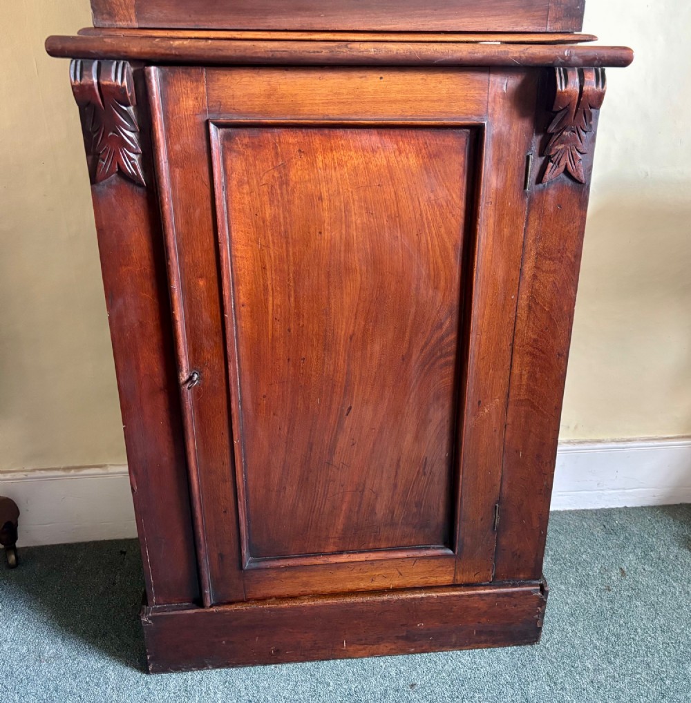 Tall and narrow 19th century mahogany bookcase View IV