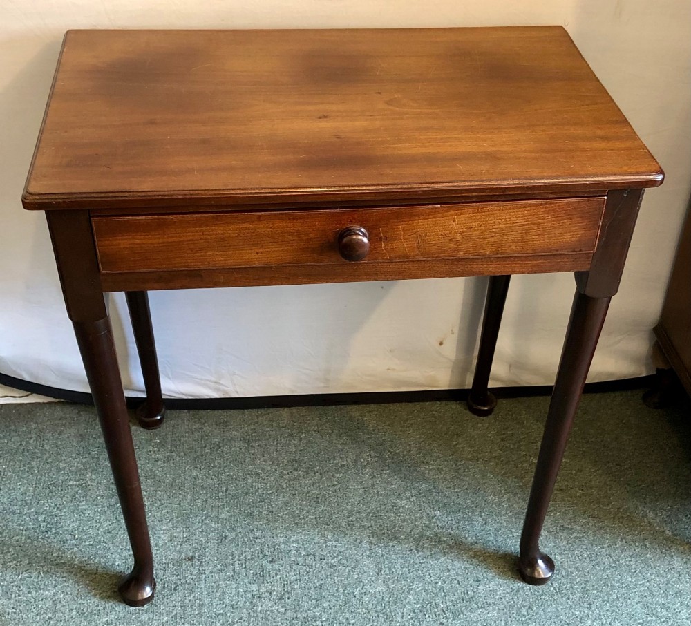 Small Georgian mahogany side table View III