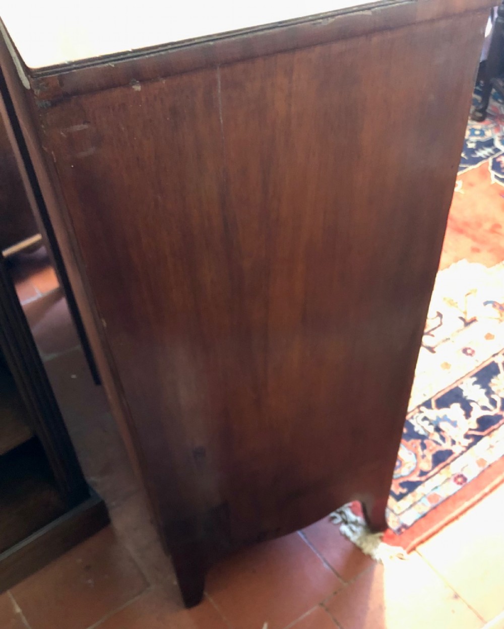 Regency Mahogany Bow-Front Chest Of Drawers View VI