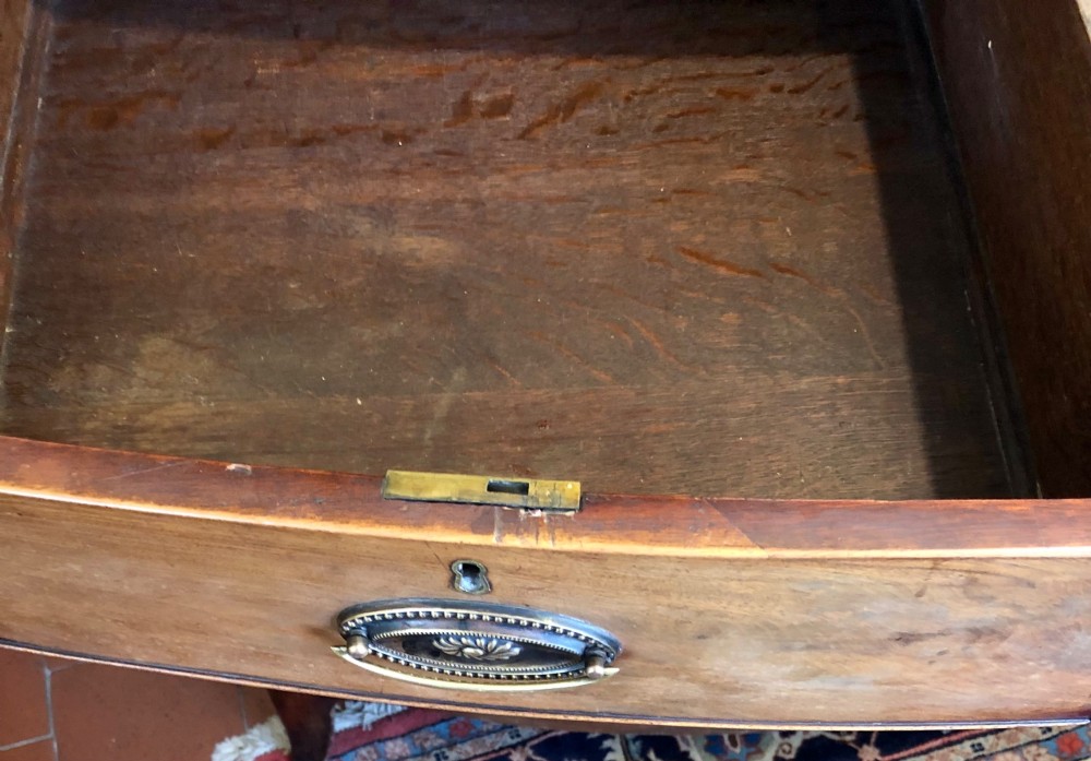 Regency Mahogany Bow-Front Chest Of Drawers View VIII