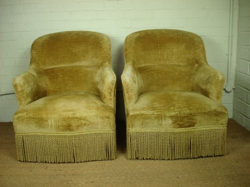 Pair of Continental Armchairs