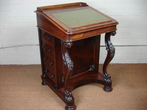 Victorian Rosewood Davenport