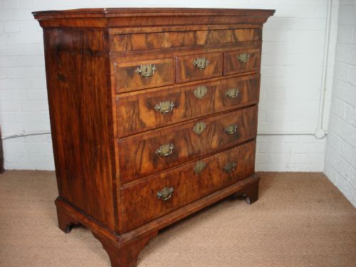fig 1. Antique walnut chest