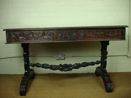 Anglo Indian Library Table