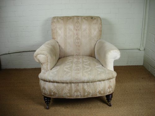 Deep Seated Victorian Armchair
