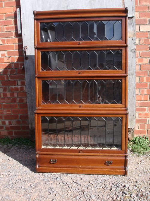 Mahogany Globe Wernicke Bookcase