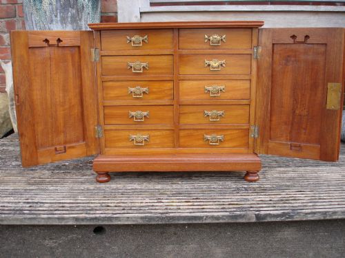 Anglo Indian Teak Table Cabinet