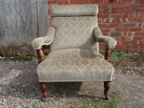 Victorian Walnut Armchair