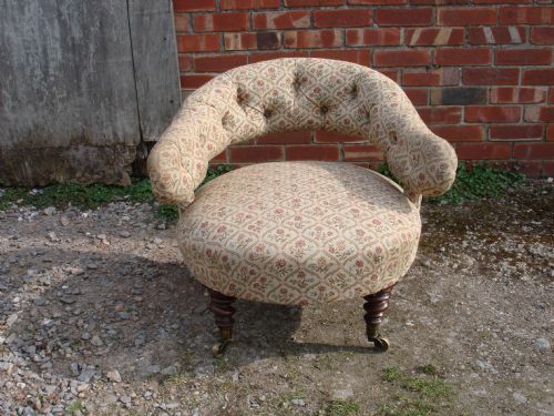 Victorian Low Armchair