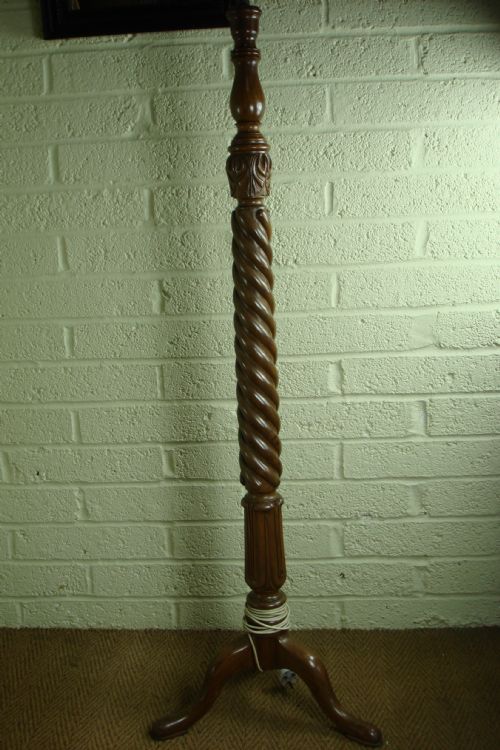 Mahogany Standard Lamp
