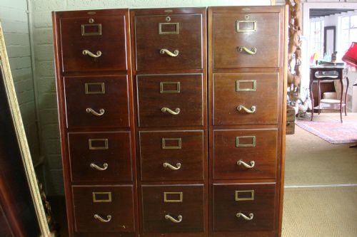 Mahogany Filing Cabinet