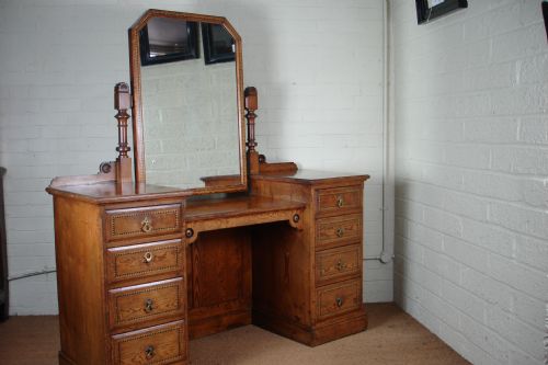 Victorian Pitch Pine Dressing Table