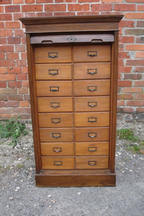 Oak Filing Cabinet