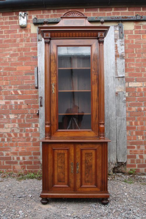 Narrow Walnut Bookcase