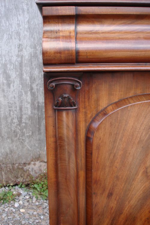 fig 1. Nineteenth century Mahogany bookcase