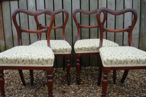 Set of Four Victorian Chairs
