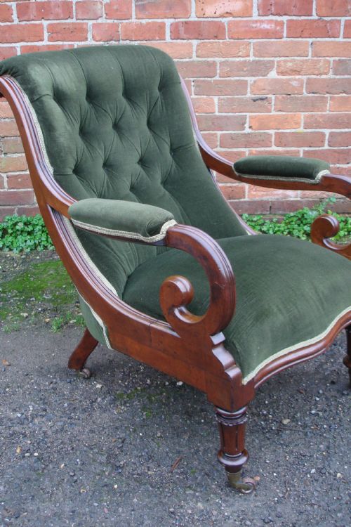 Victorian Open Armchair