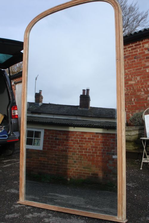 Large Victorian Pine Mirror