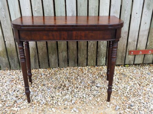 Georgian Mahogany Card Table