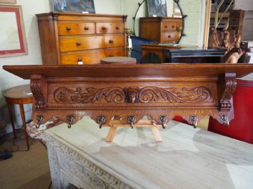 Oak Coat Hooks