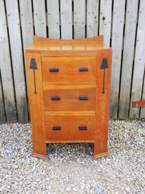 Art Deco Oak Chest