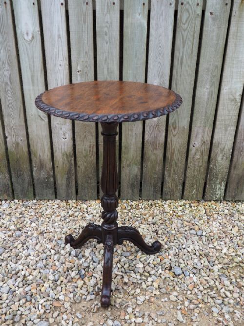 Victorian Oak Tripod Table