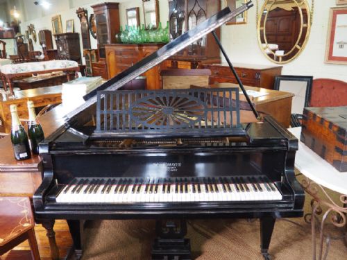 Ebonised Baby Grand Piano