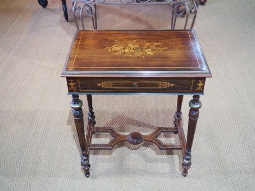 Inlaid Rosewood Dressing Table