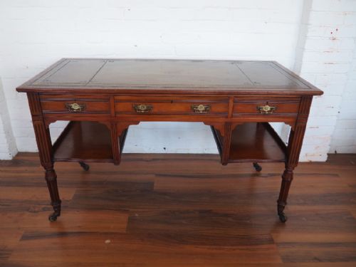 Late Victorian Walnut Desk