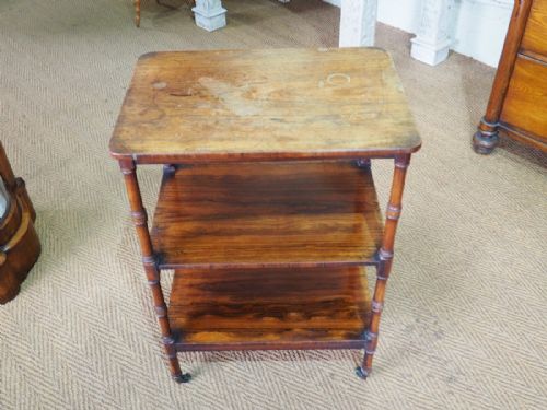 Nineteenth Century Rosewood Whatnot