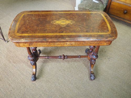 Victorian Walnut Card Table
