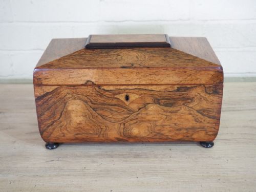 Rosewood Tea Caddy